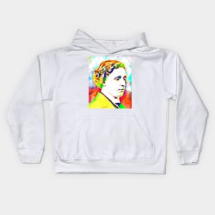 Lewis Carroll Colourful Portrait | Lewis Carroll Artwork 12 Kids Hoodie